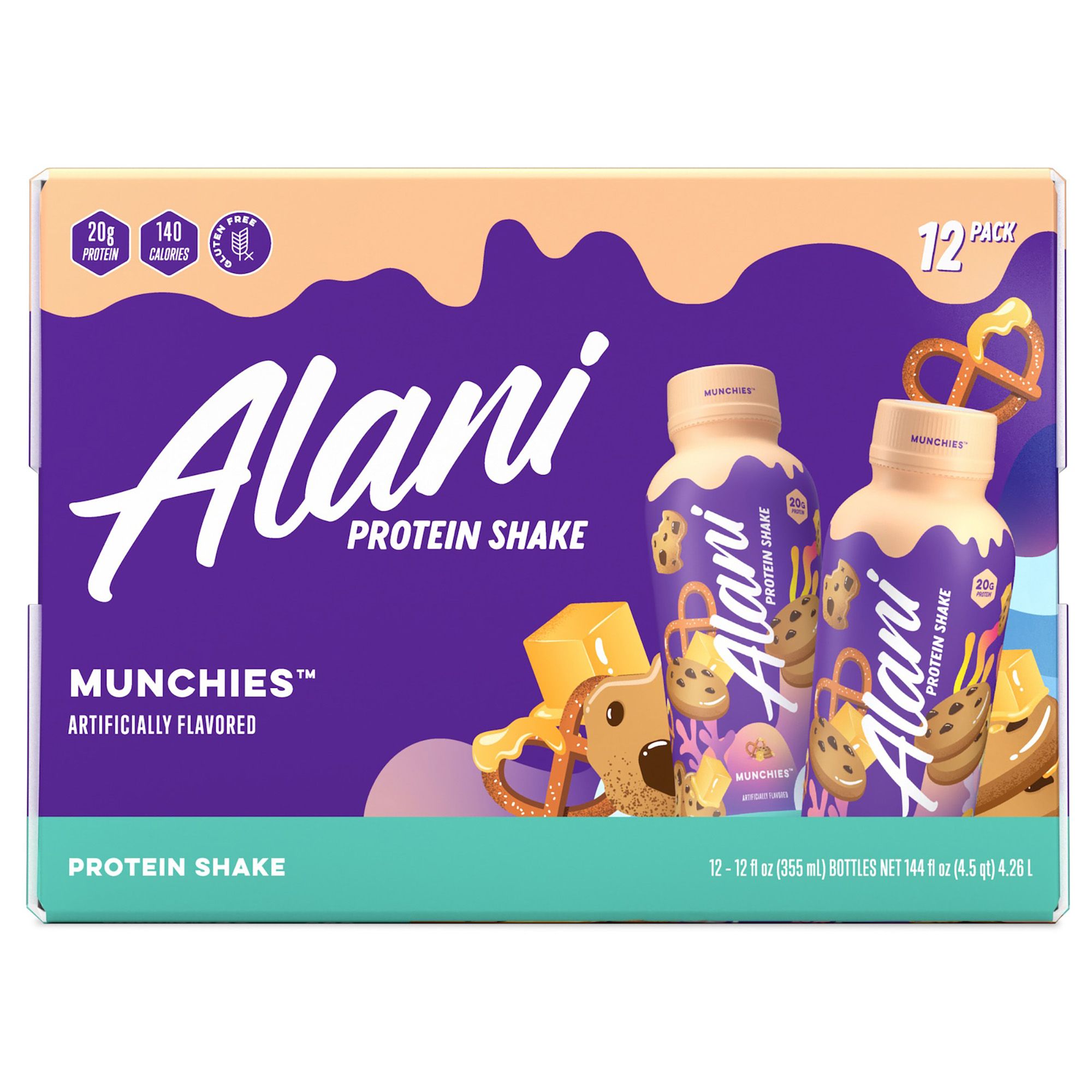 Alani Nu Munchies Flavor Protein Shake, 12 pk./12 fl oz.