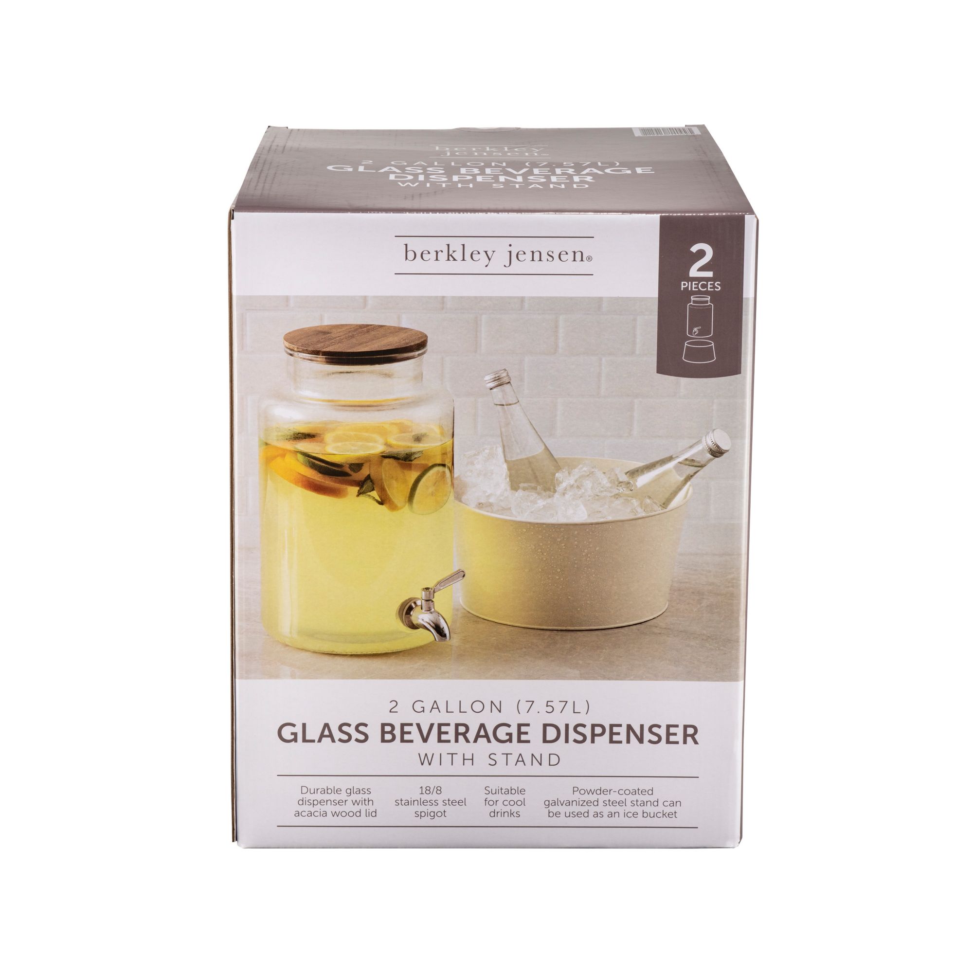 Elegant Tea Canisters : glass drink dispenser