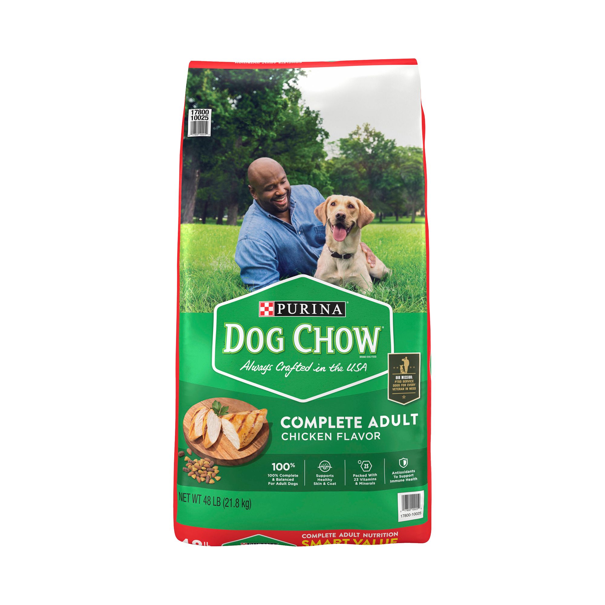 Purina Dog Chow Complete Adult Dry Dog Food with Chicken Flavor