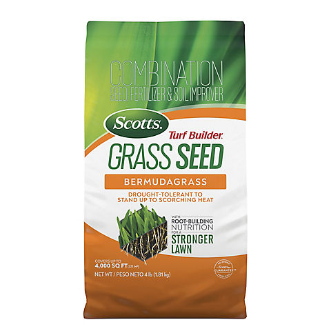 Scotts Turf Builder Grass Seed Bermudagrass, 4 lbs.