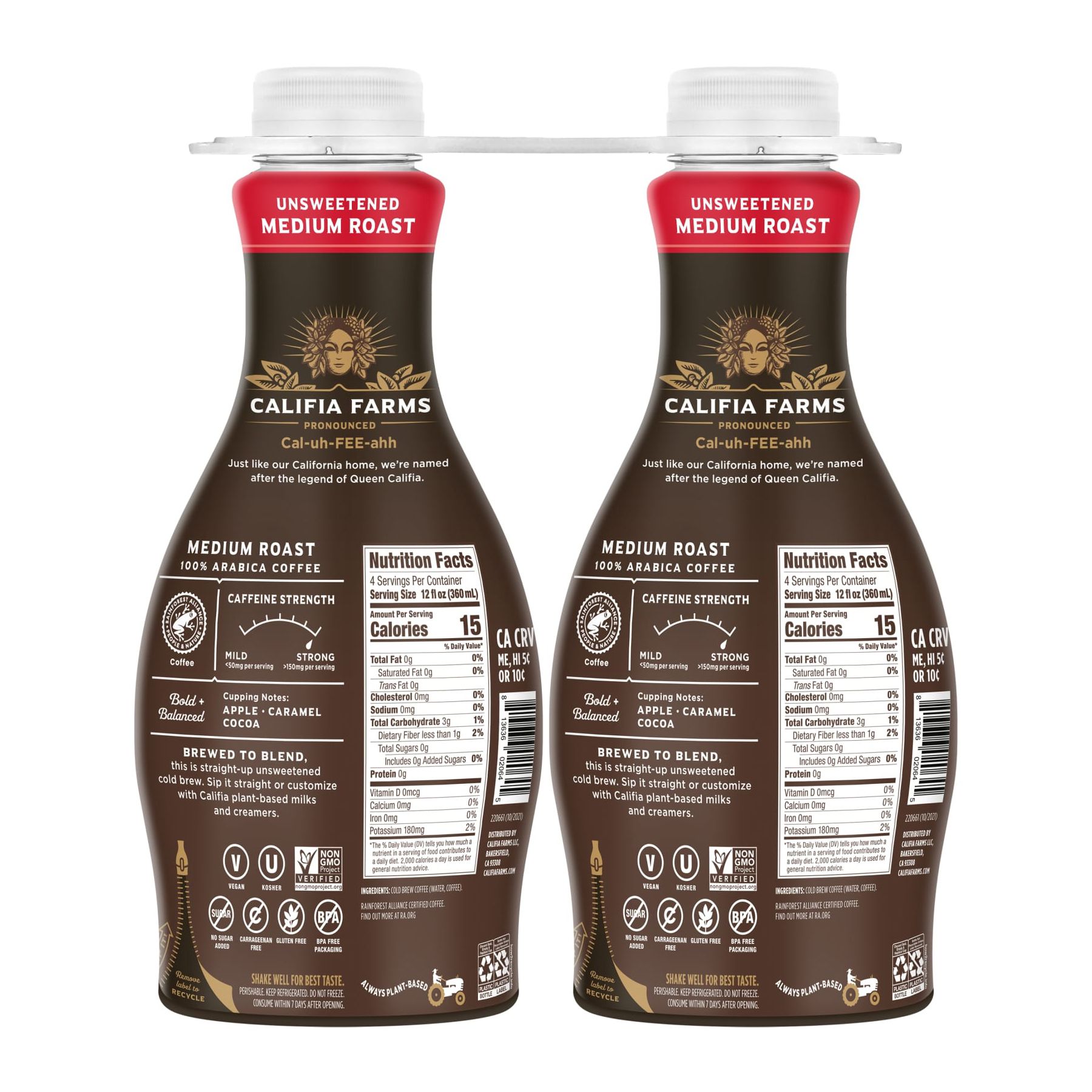 SToK Cold Brew Coffee 48oz. Bottles (2 pack) (Unsweetened)