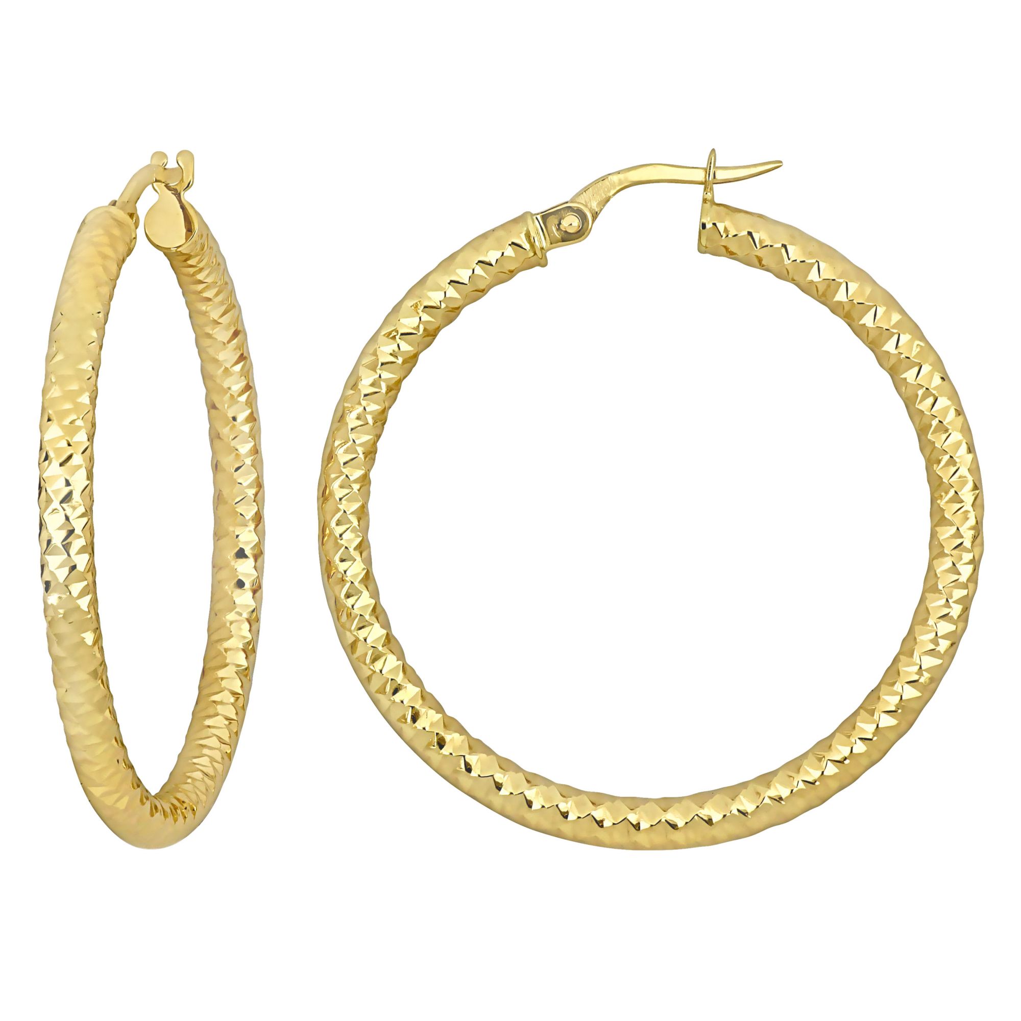14kt Yellow Gold Hoop Earrings