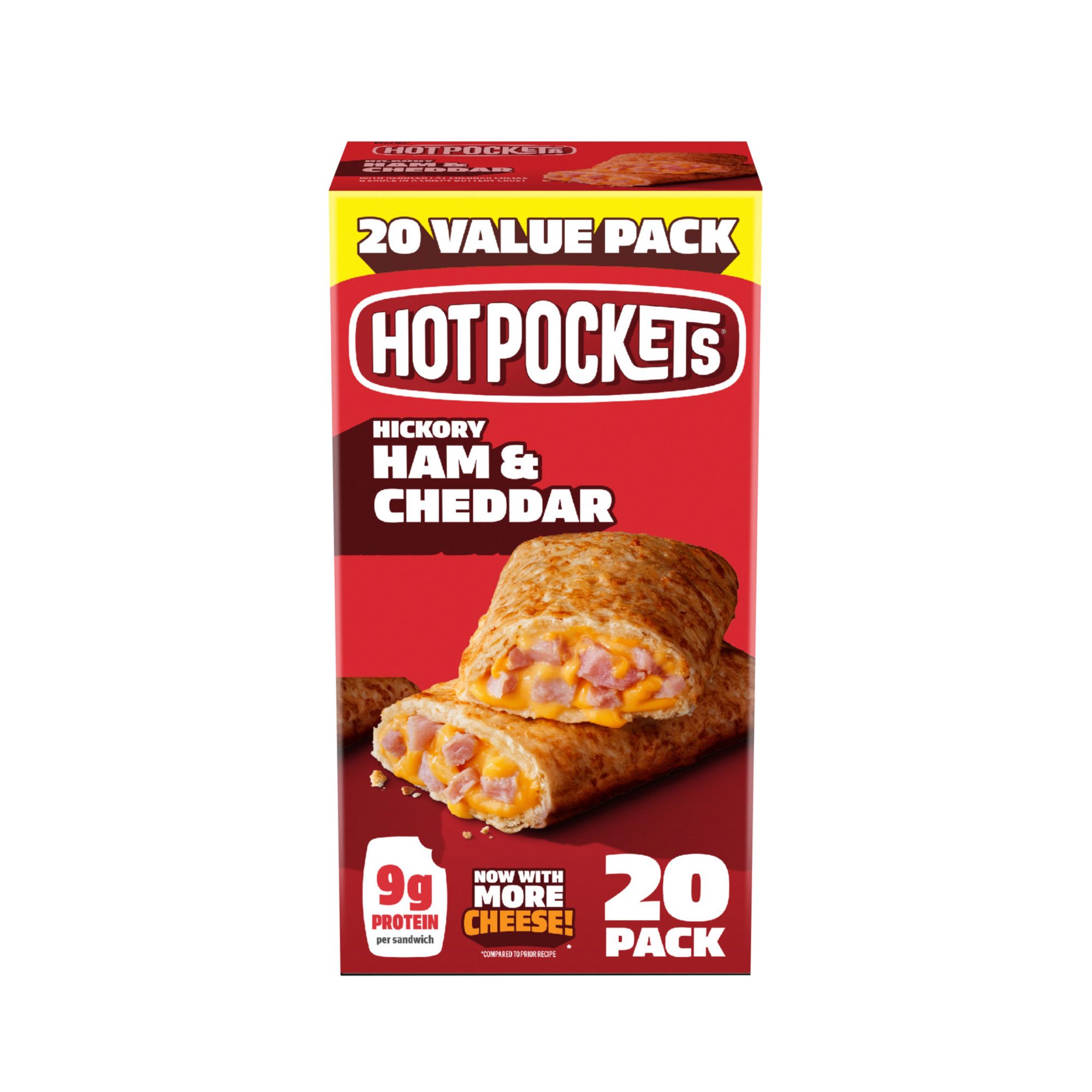 Hot Pockets Hickory Ham & Cheddar, 20 pk.