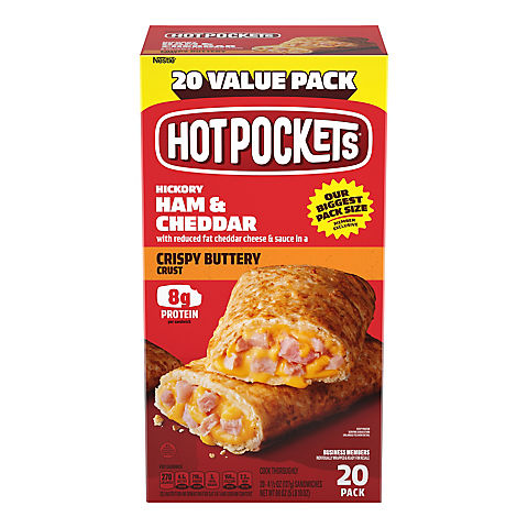 Hot Pockets Hickory Ham & Cheddar, 20 pk.