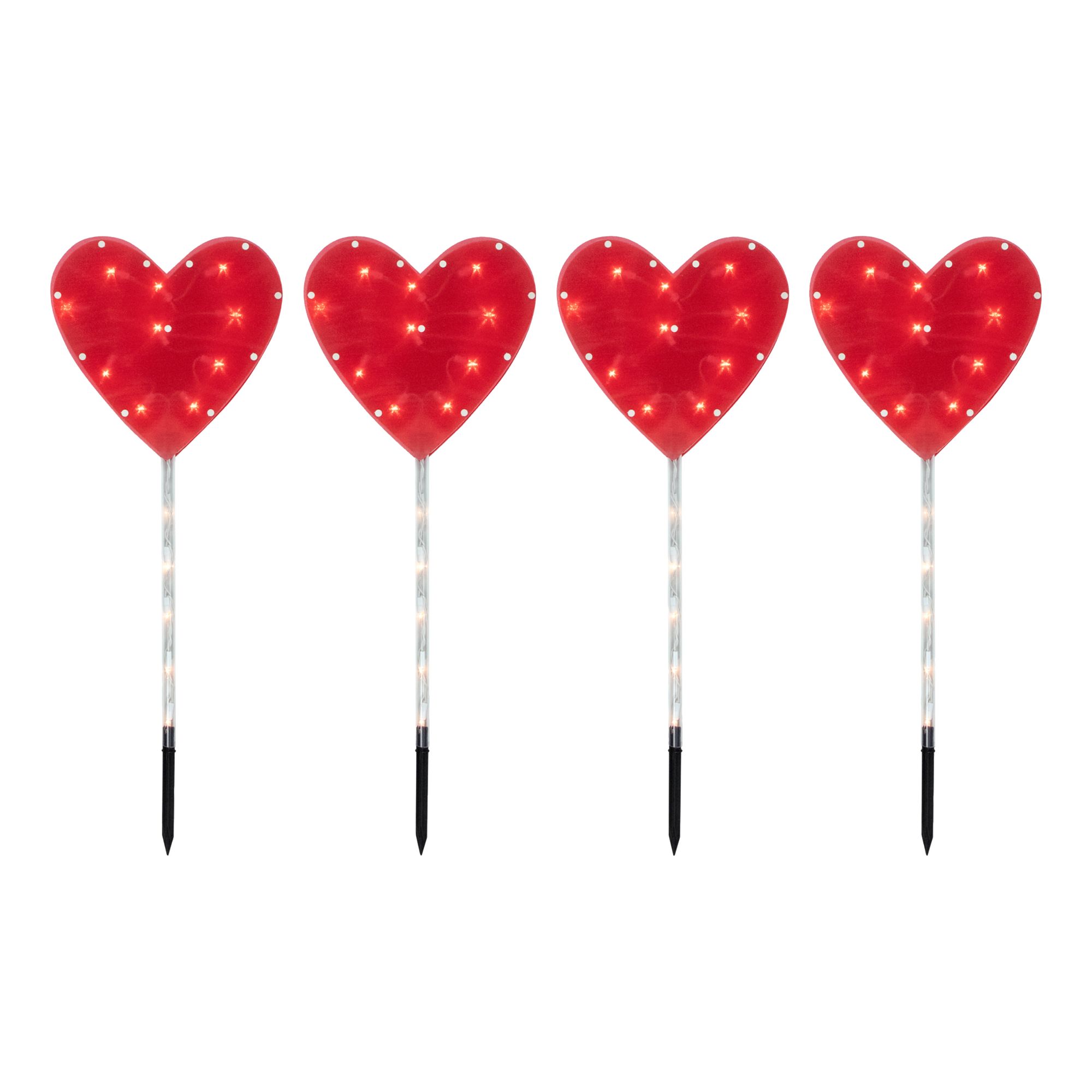 National Tree Company 28 Red and Pink Valentine's Hearts with 80 LED Lights  - ShopStyle Winter Decor