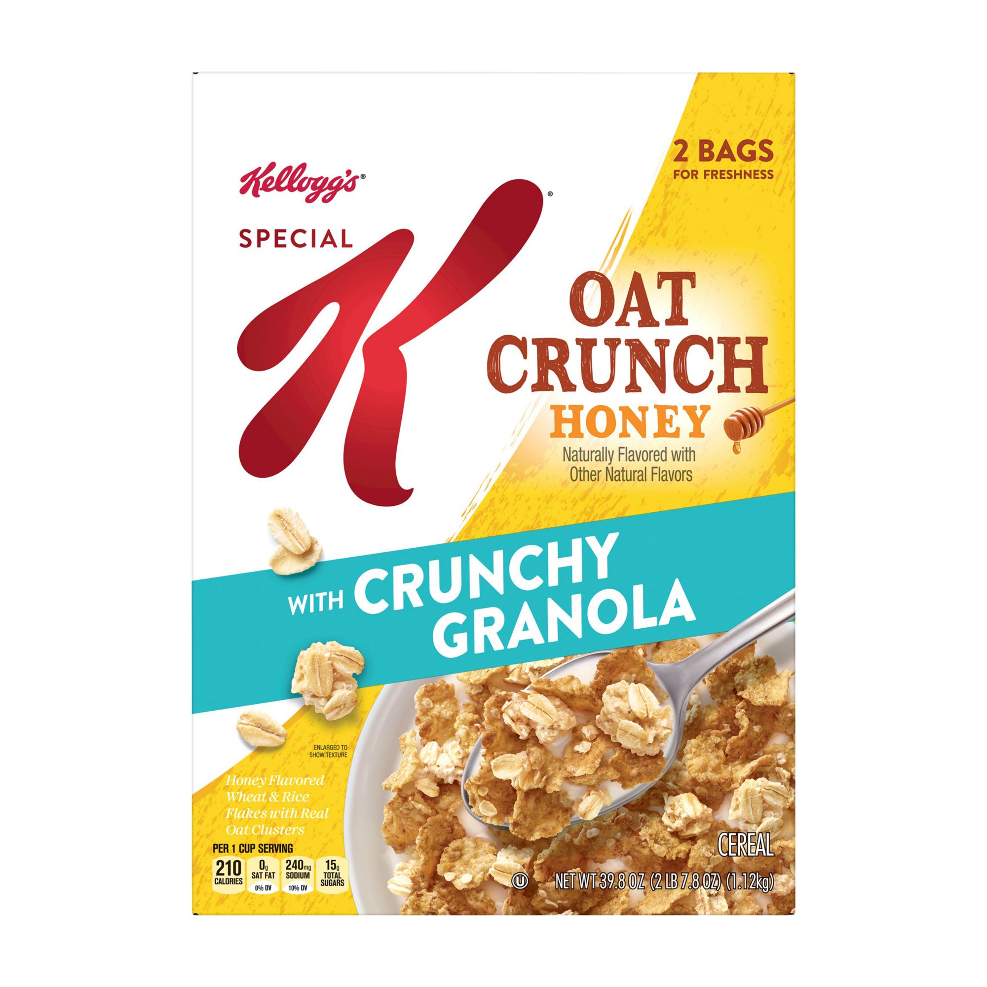 Kellogg's Low Fat Granola Crunchy Cereal Case