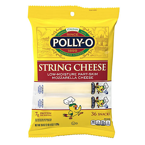 Polly-O String Cheese Part Skim, 36 oz.
