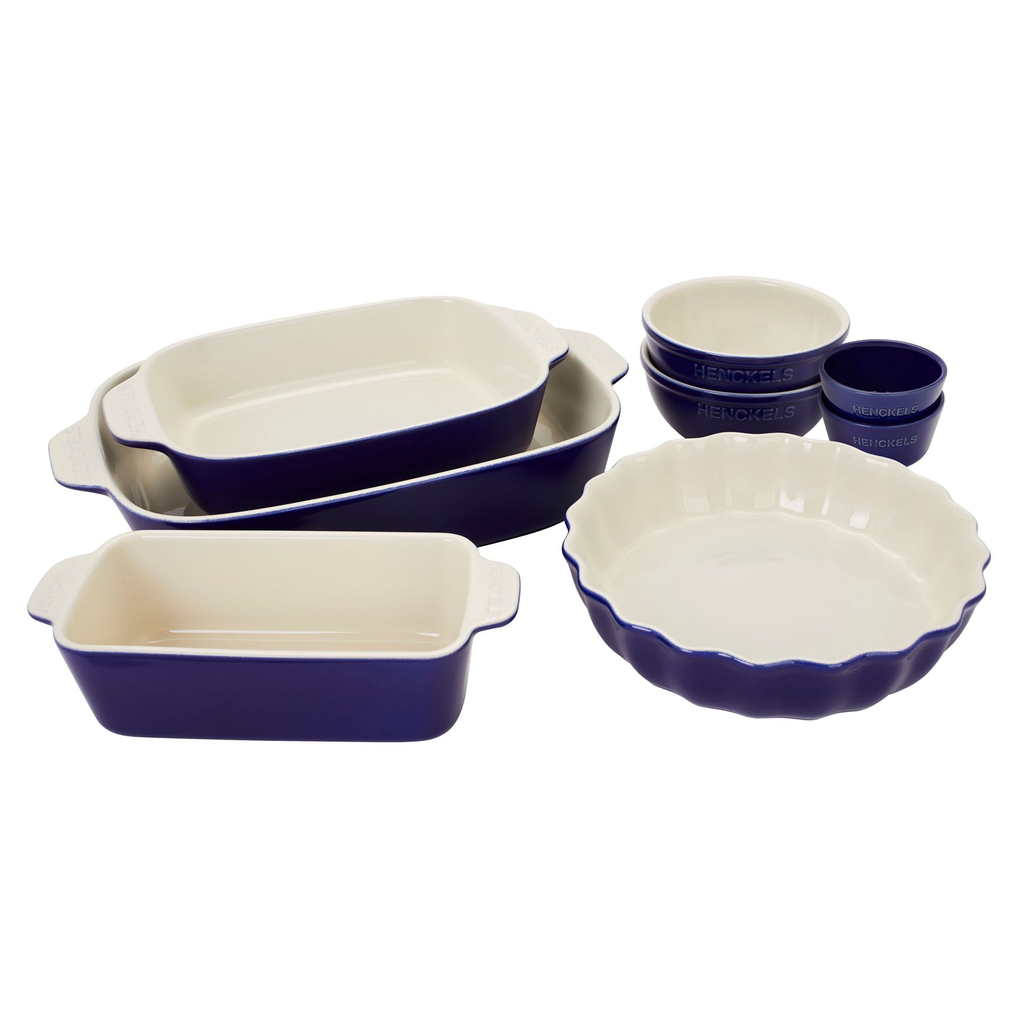 3 pc Cast Iron Ramekins Bakeware 4 x 1/2, 12 oz 