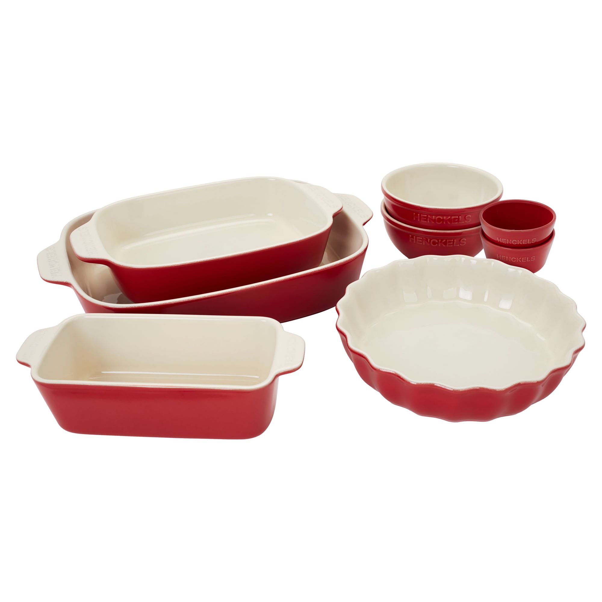 Ceramic Baking Dishes for Oven - Set of 3 (15.6''/12.2''/8.9'')