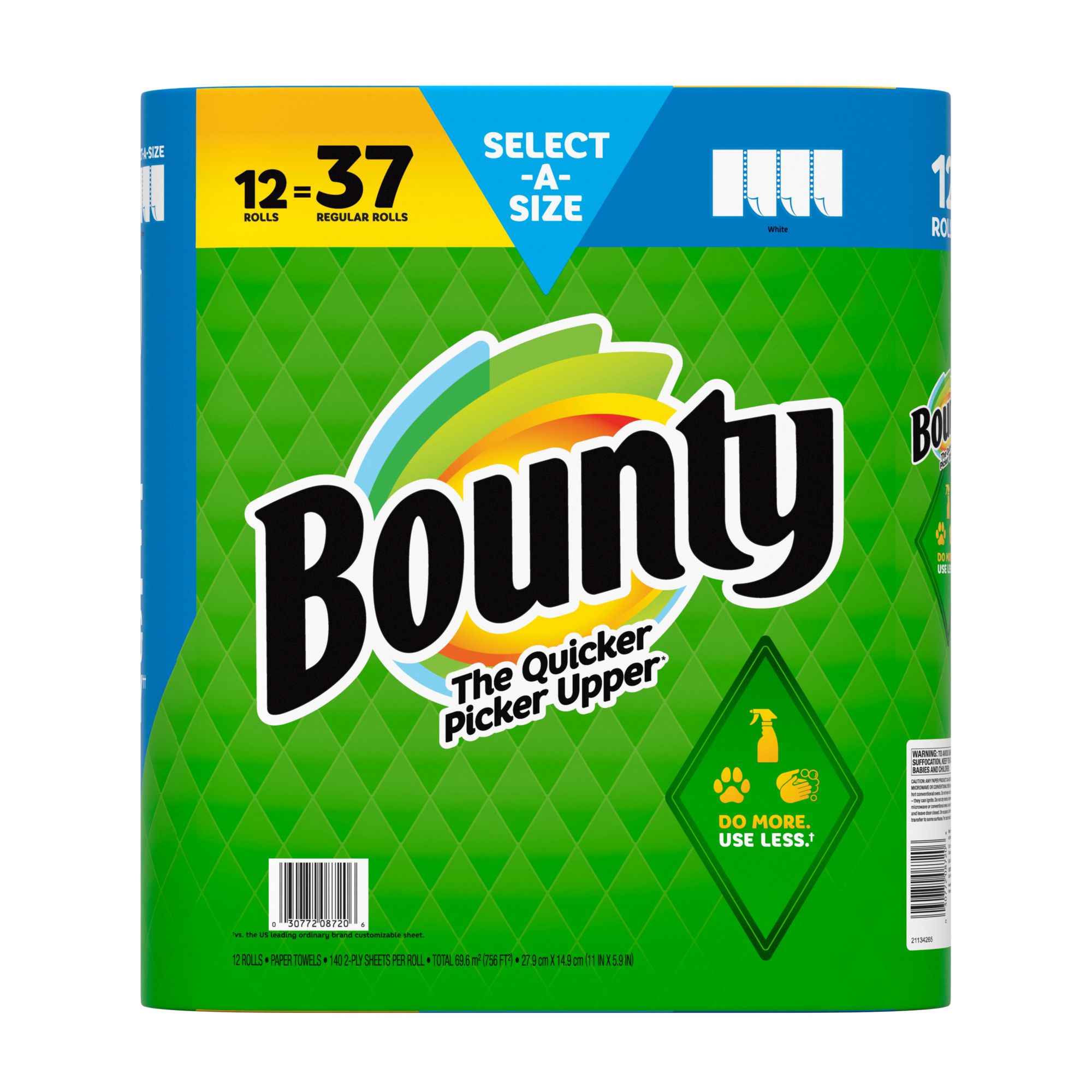 Bounty Select-A-Size Paper Towels, Triple Plus Rolls