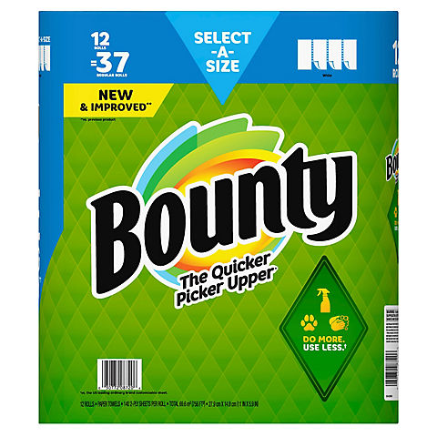 Bounty Select-A-Size Paper Towels, 12 ct./140 Sheets