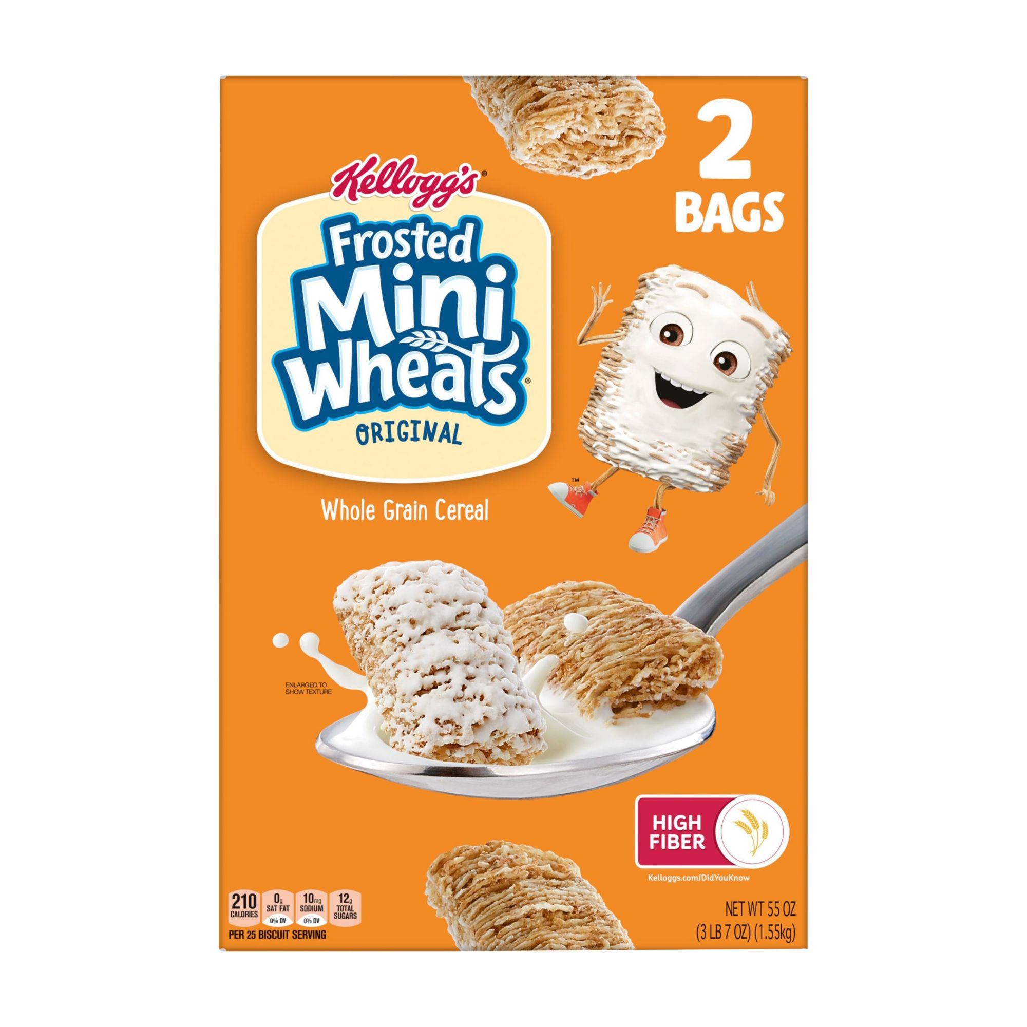 Whole Grain Wheat Cereal  Kellogg's® Frosted Mini-Wheats® Original