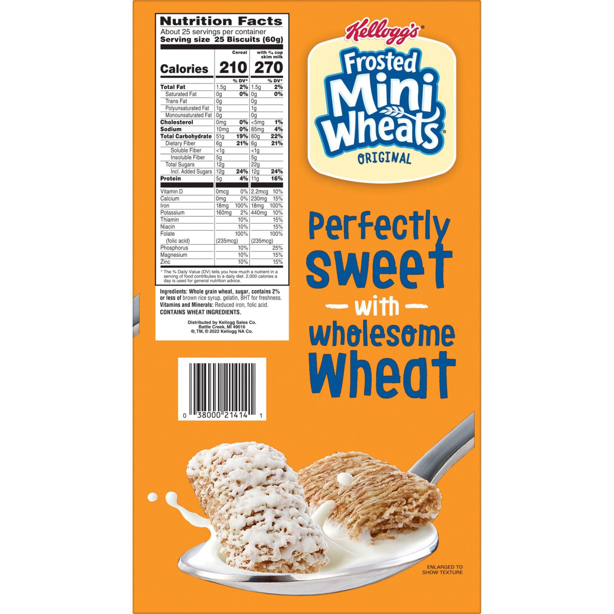 Kellogg's Frosted Mini-Wheats Original Cold Breakfast Cereal