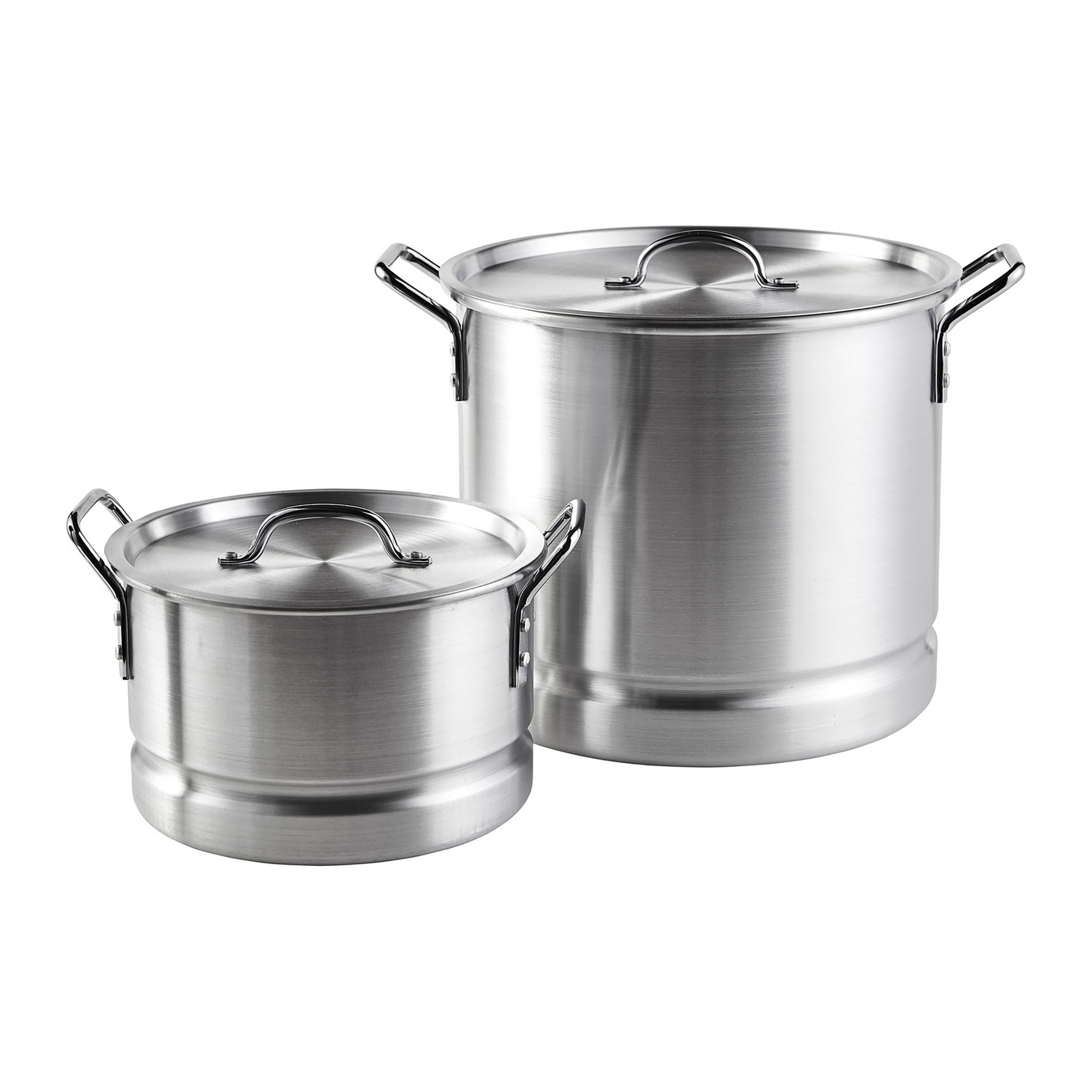 IMUSA 2-Piece Tamales Steamer Set, 32 qt./10 qt. - Silver