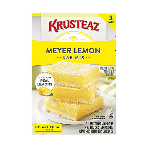 Krusteaz Meyer Lemon Bar Mix, 3 pk.