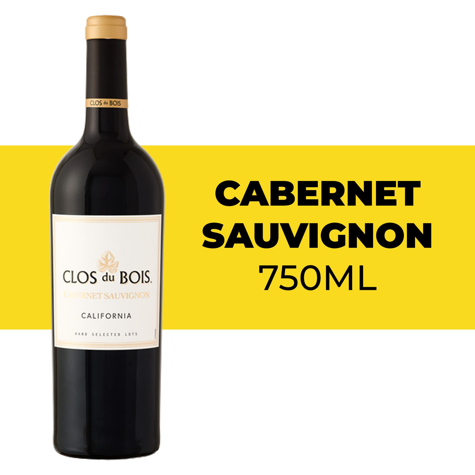 Clos du Bois Cabernet Sauvignon California Red Wine, 750ml