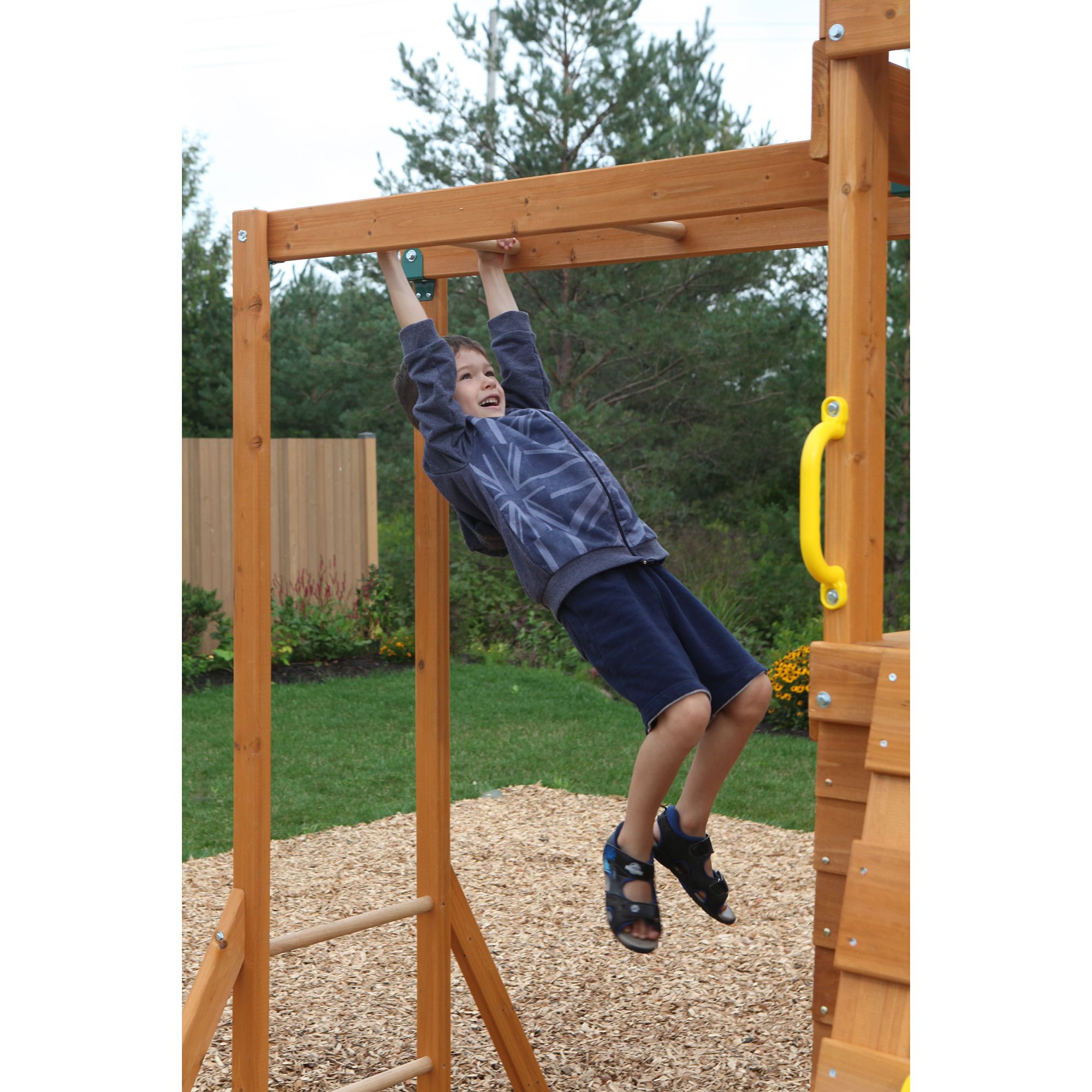 Kidkraft cranbrook wooden swing hot sale set