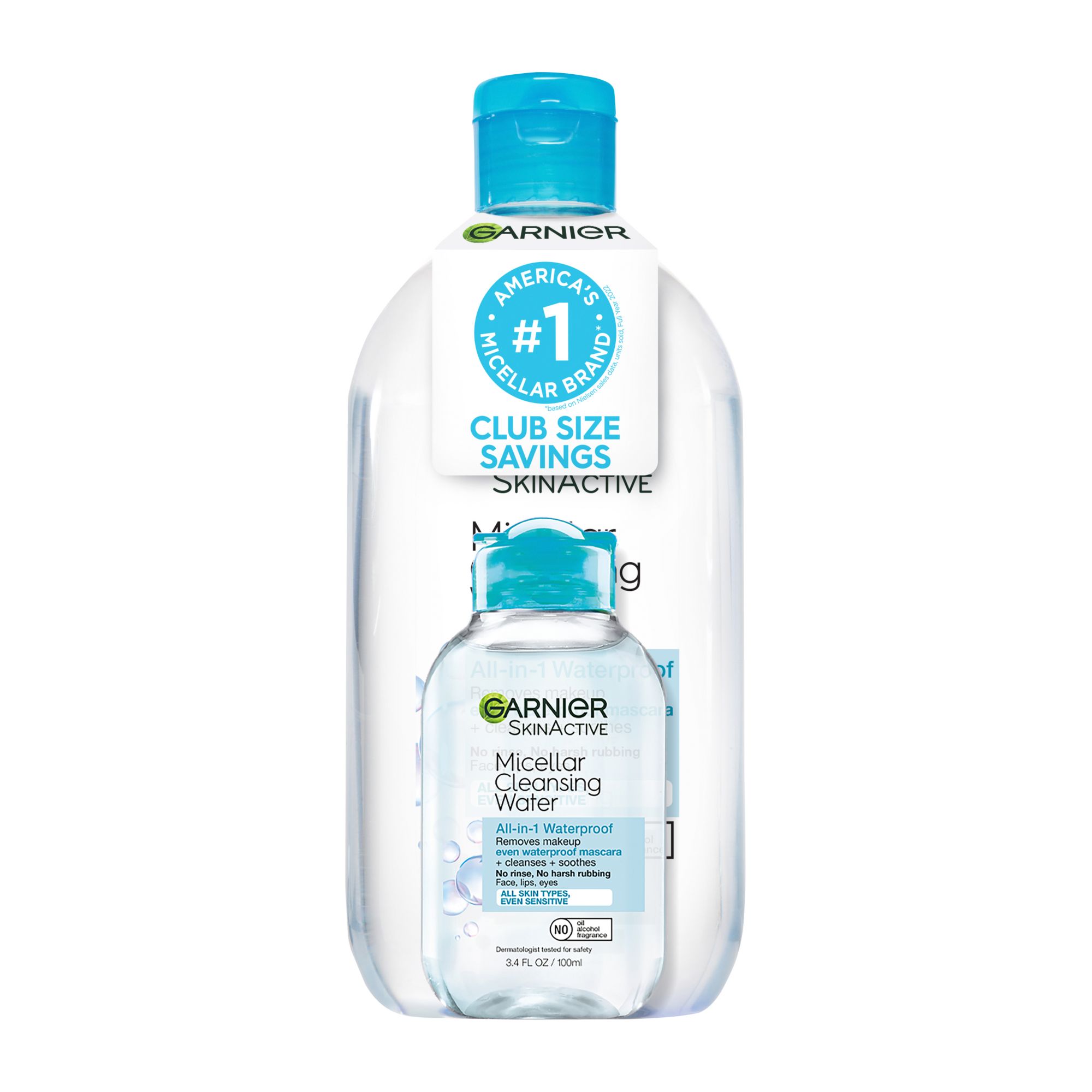 Micellar Cleansing Water - Facial Cleanser & Makeup Remover - Garnier