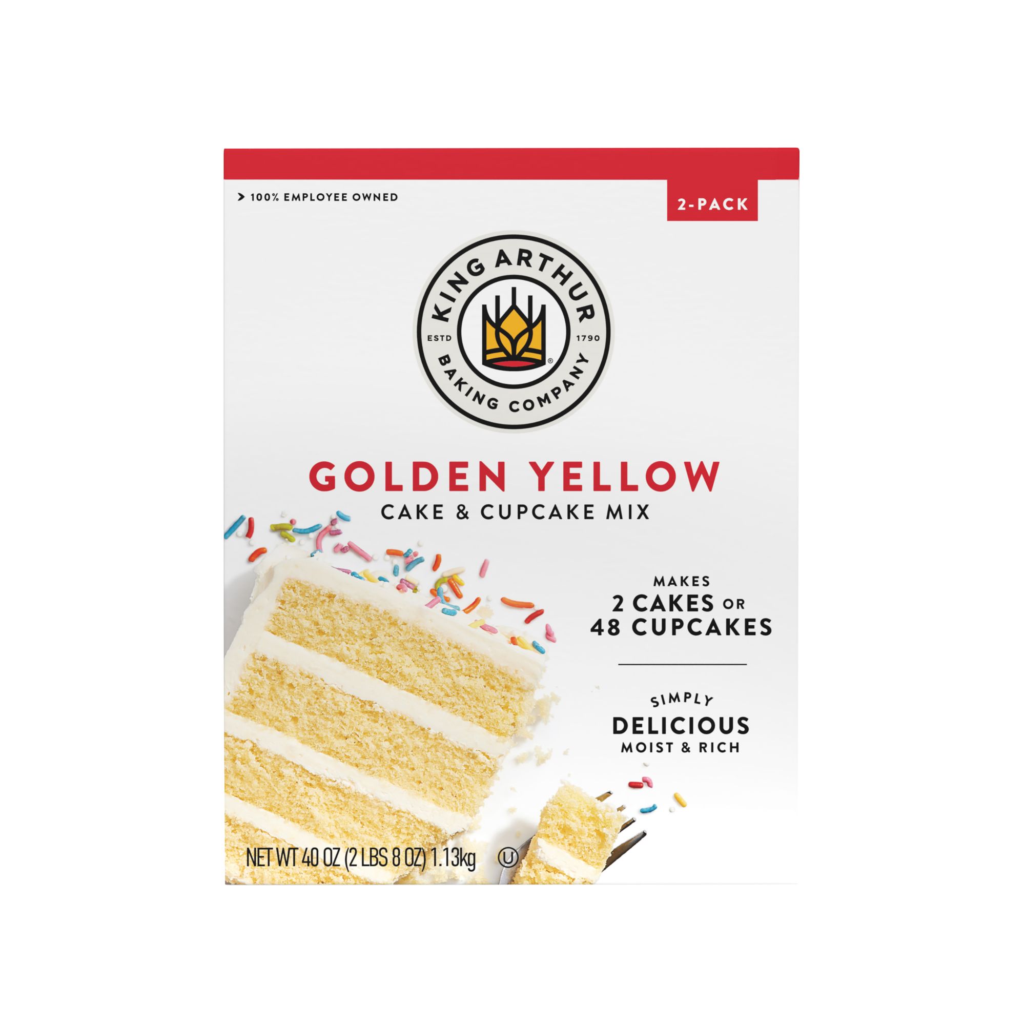 King Arthur Baking Company Yellow Cake Mix Gluten Free -- 22 oz