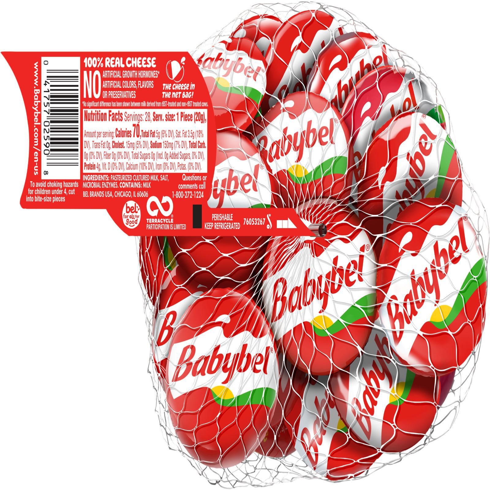 GroceryandMeat:Babybel Mini Snack Cheese, Original, 36 ct