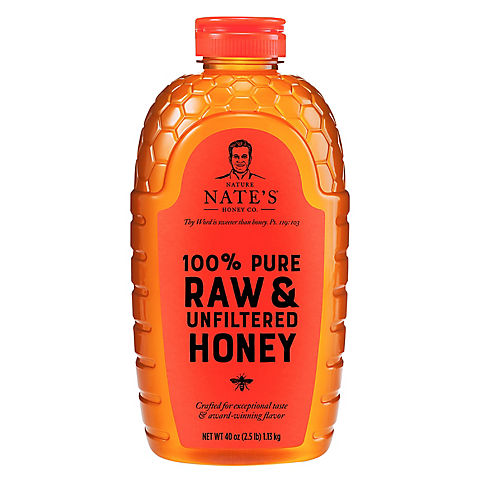 Nature Nate's Raw US Honey, 40 oz.
