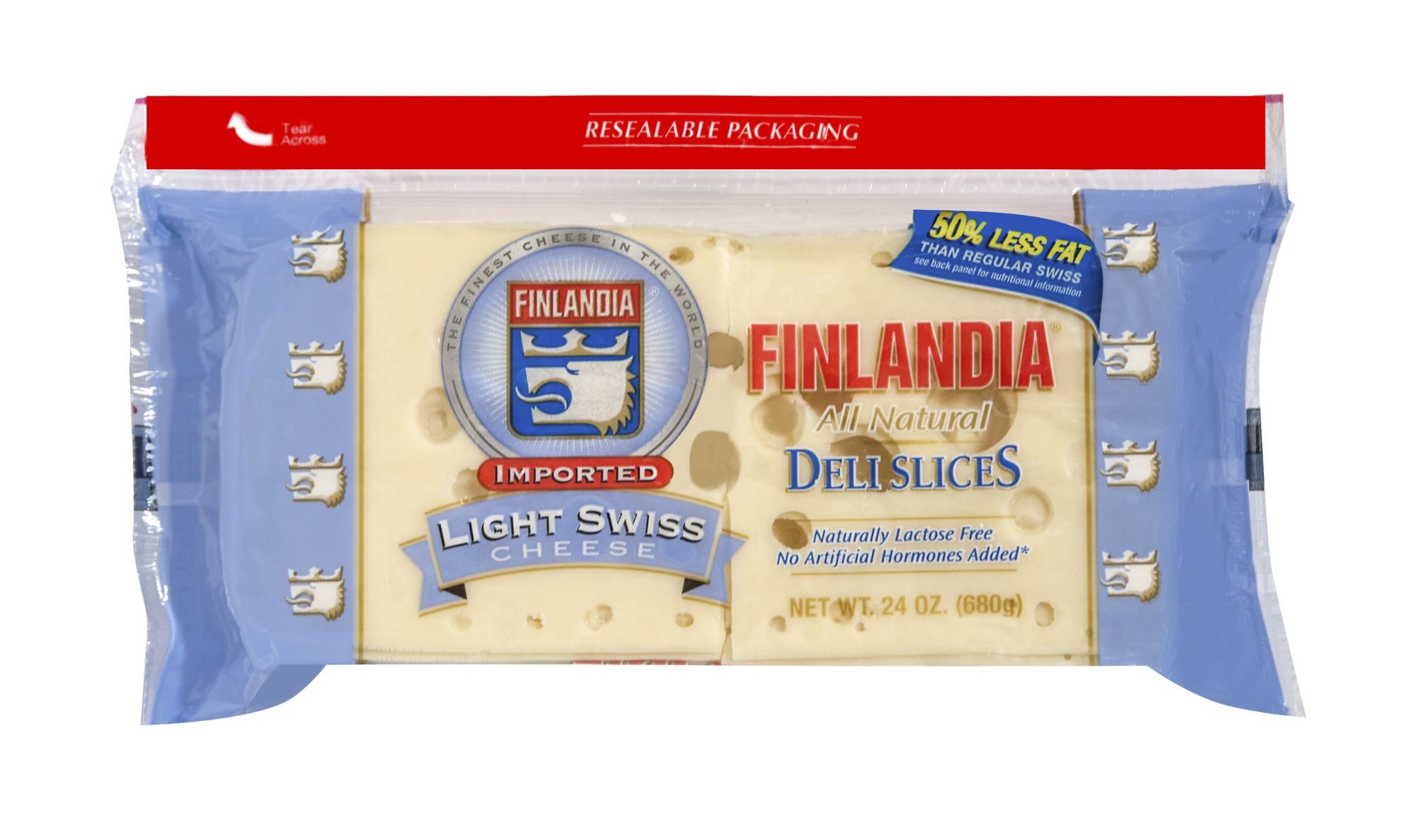 Finlandia Light Swiss Cheese 1 5 Lbs Bjs Wholesale Club