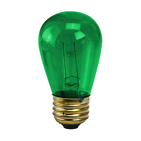 Northlight Incandescent S14 Green St. Patrick's Day Replacement Bulbs, 25 pk.