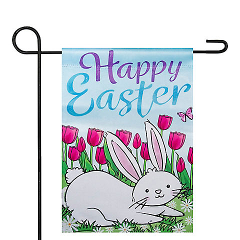 Northlight 12.5" x 18" Happy Easter Bunny Outdoor Garden Flag