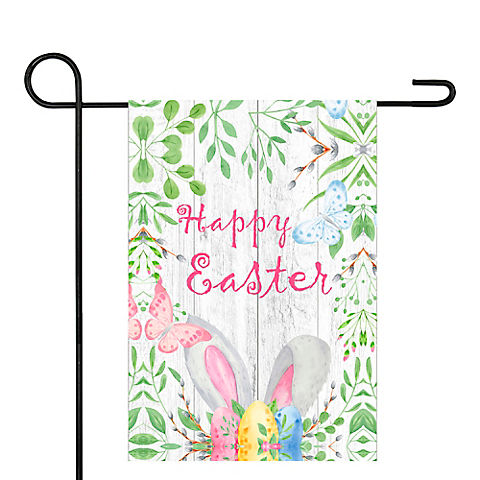 Northlight  12.5"  x 18" Happy Easter Bunny Ears Garden Flag