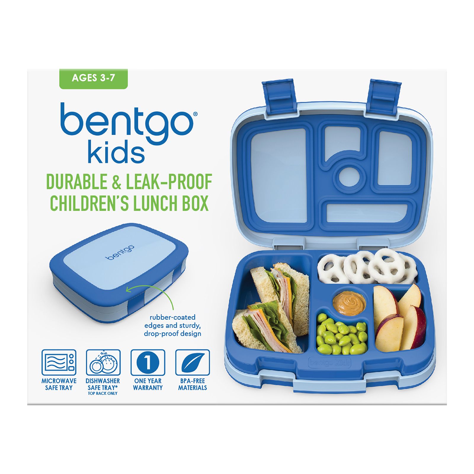 Bentgo Kids Lunch Box Containers, 3-Pack