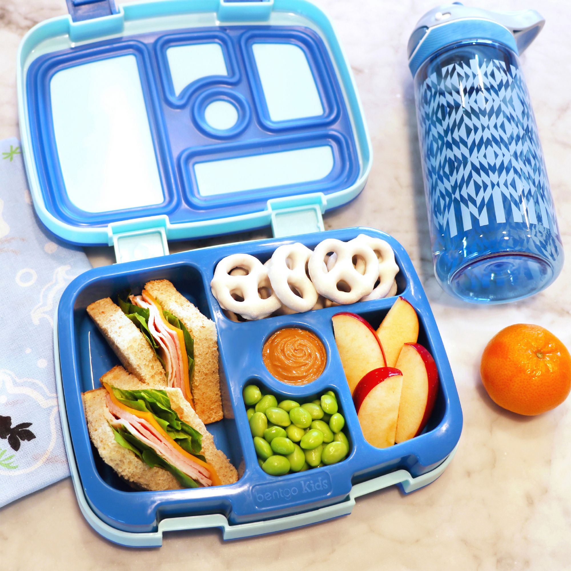 Bentgo Kids Durable & Leak Proof Children's Lunch Box - Orange, 1