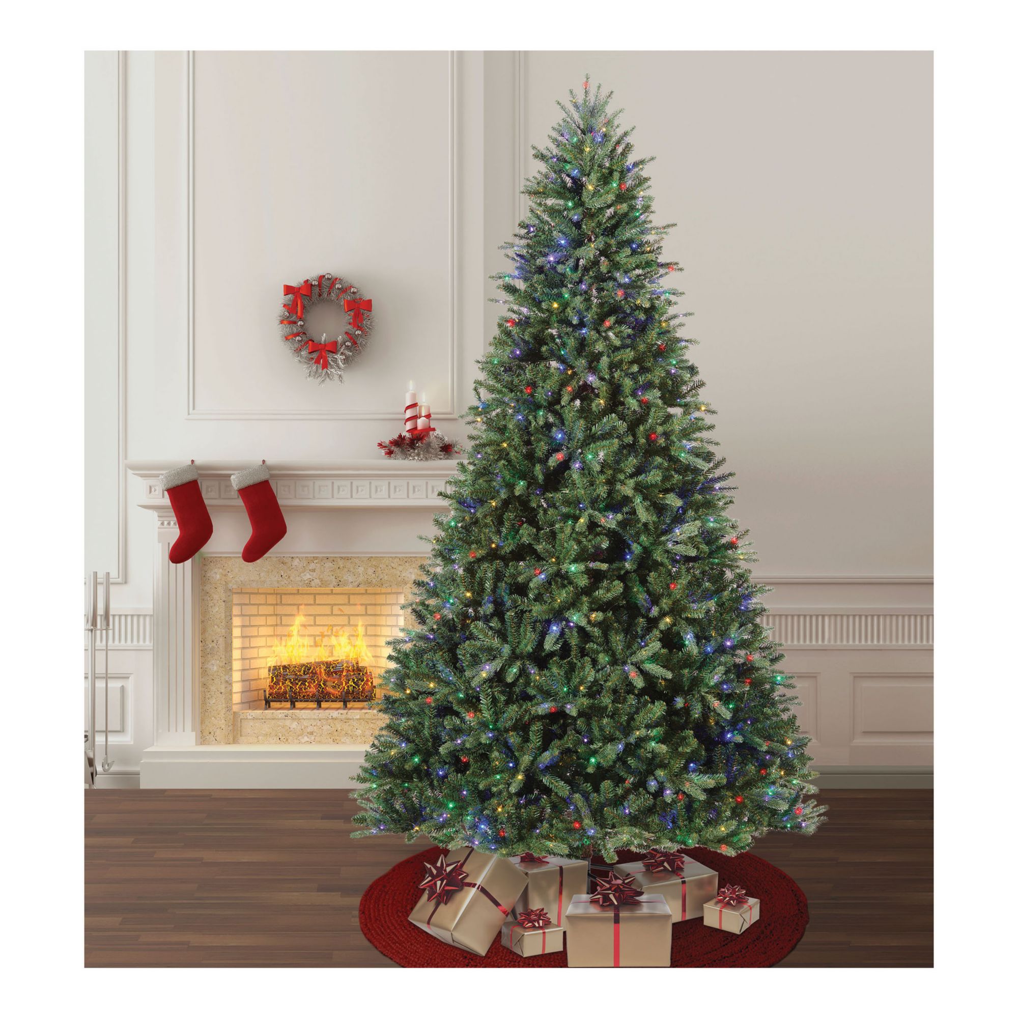 Sylvania 9' 8-Function Color Changing Prelit LED Tree