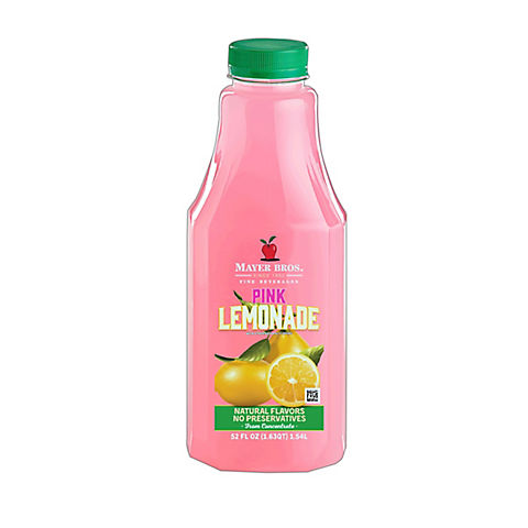 Mayer Bros. Pink Lemonade, 52 oz.
