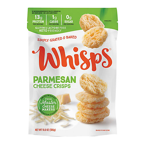 Whisps Parmesan Cheese Crisps, 10.8 oz.
