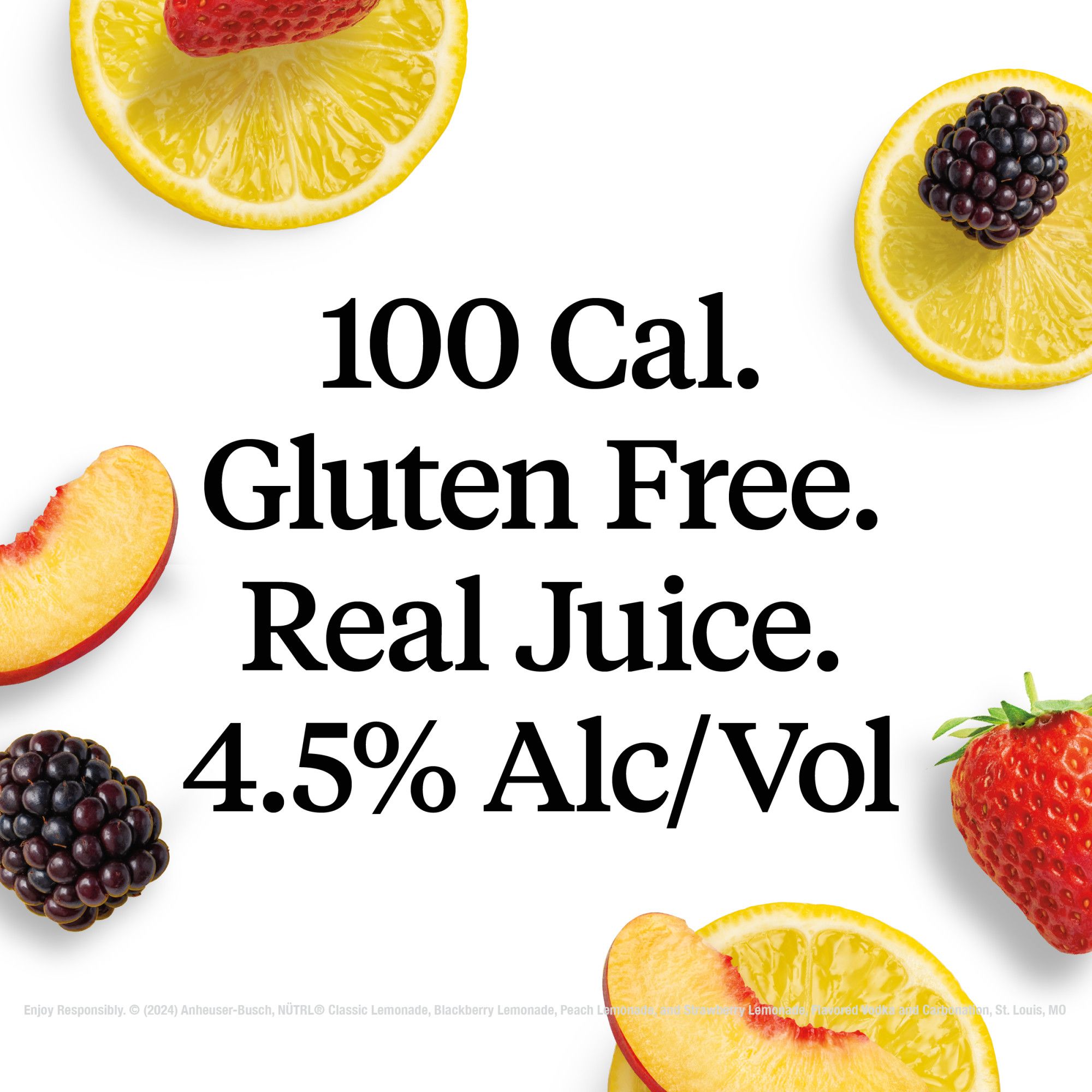 Nutrl Vodka Hard Seltzer, Lemonade Variety Pack, Gluten Free, Slim Cans, 8 pk./12 fl. oz.