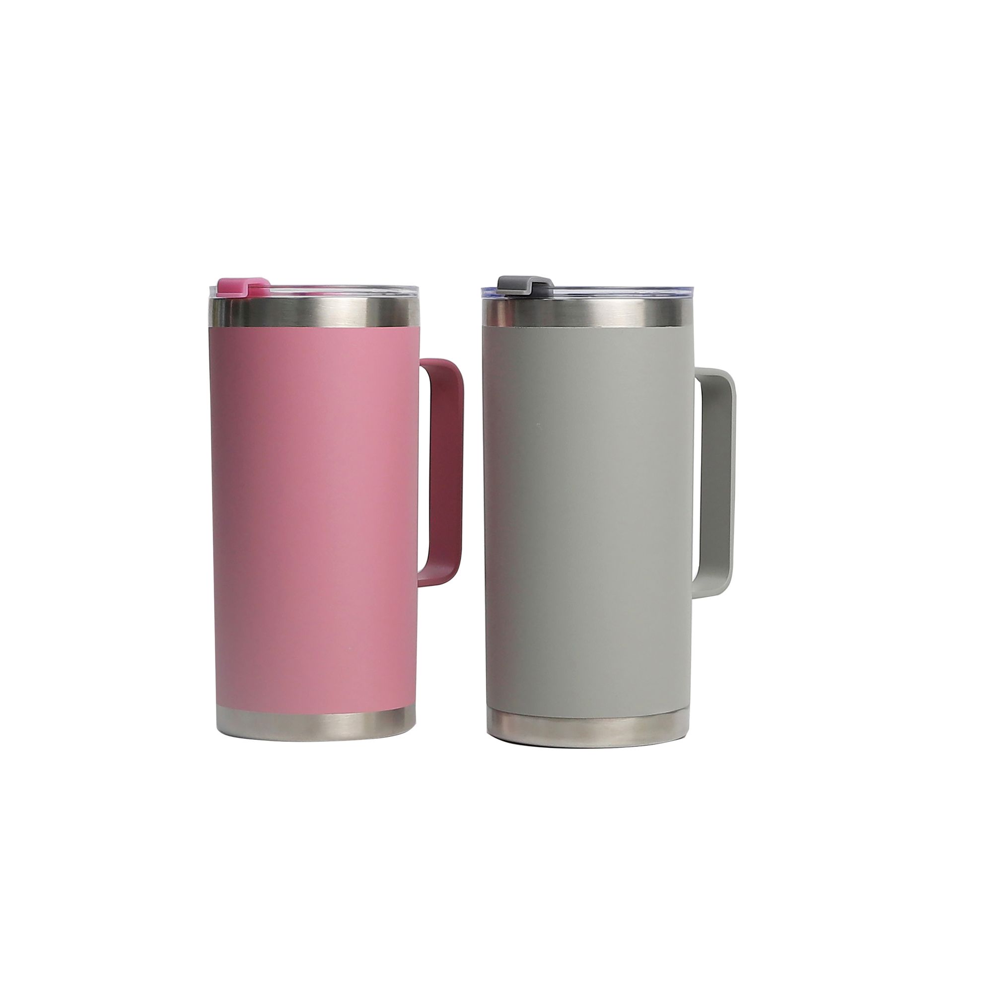 Double Wall Stainless Steel Coffee Mug with lid Portable Cup Travel Tumbler  Jug Milk Tea Cups Office Water Mugs