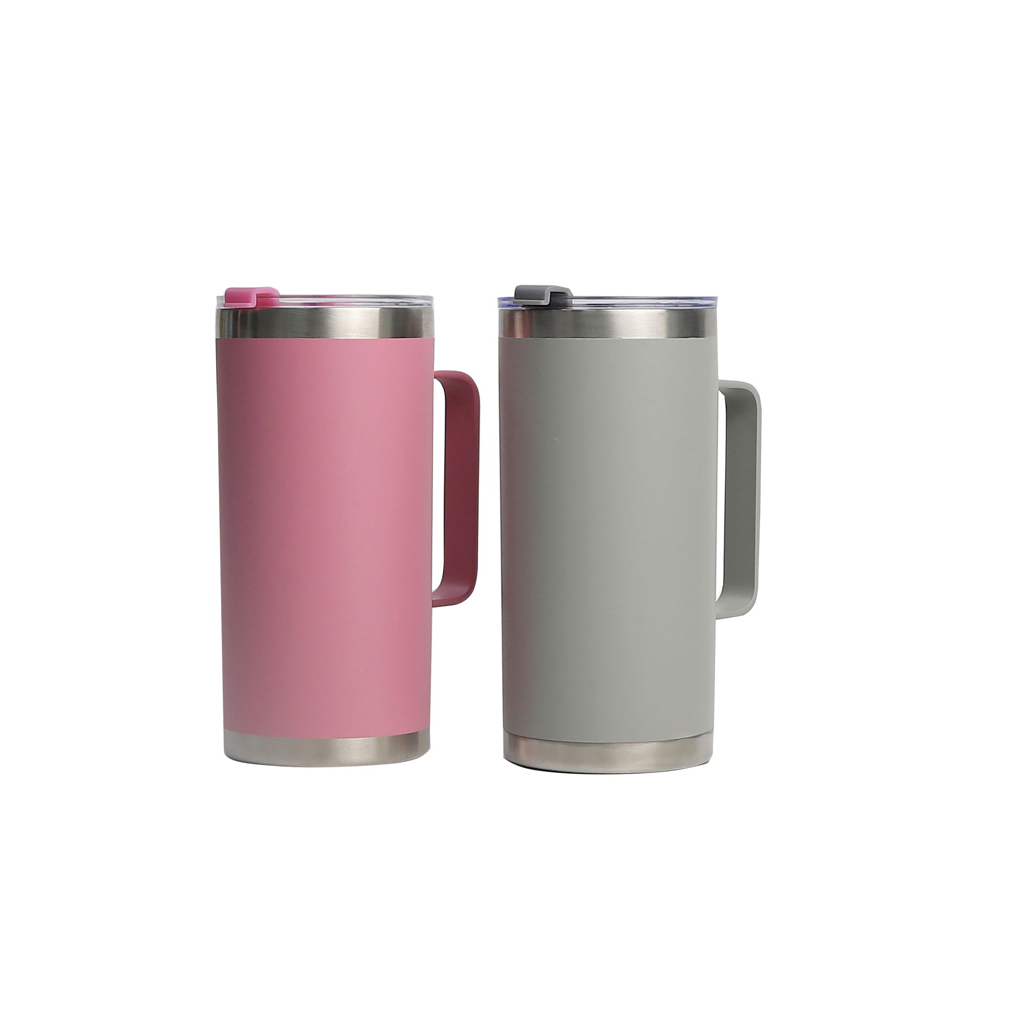 Sipp™ Travel Mug with Hygienic Lid Large - Stainless-steel