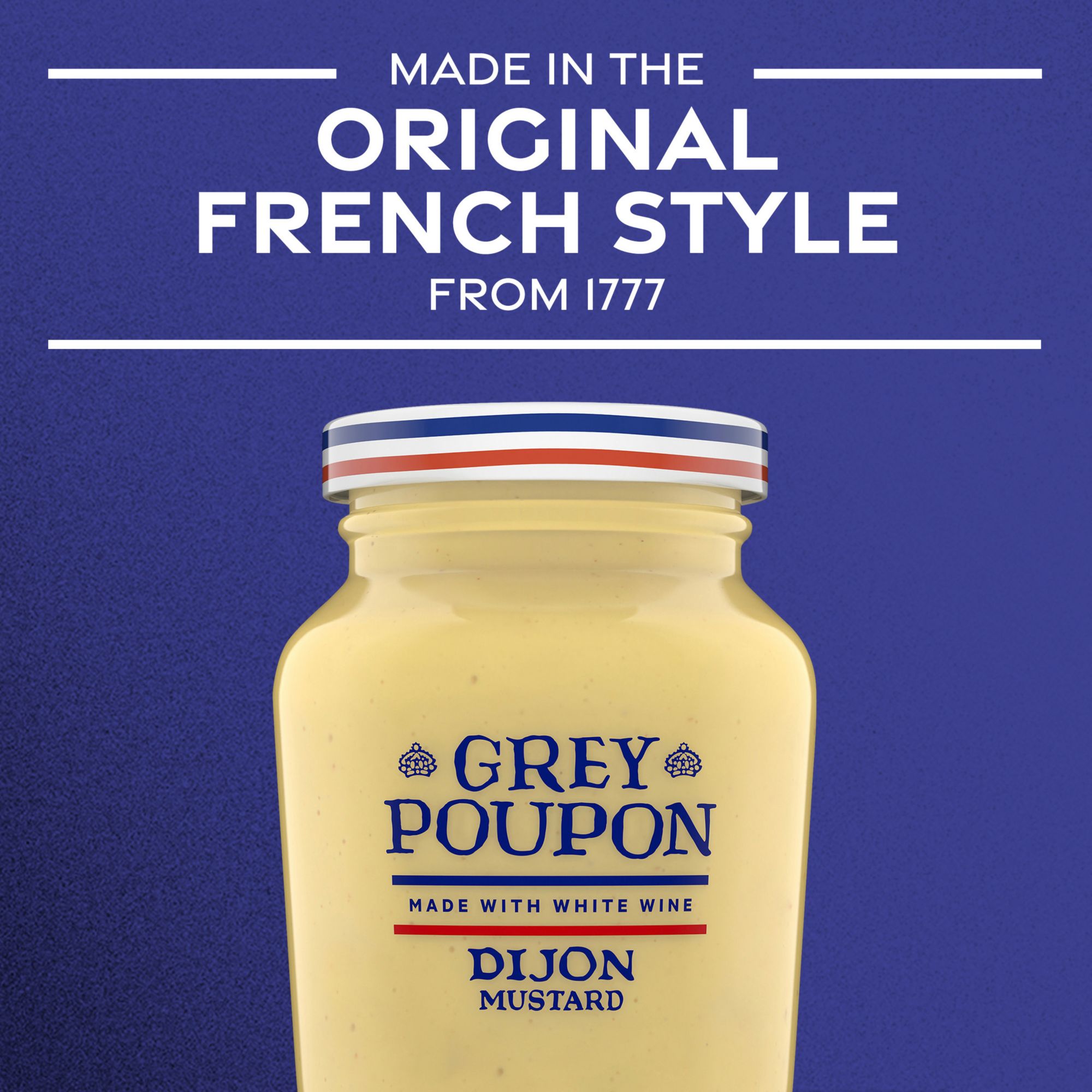 Grey Poupon Dijon Mustard (16 oz Jar)