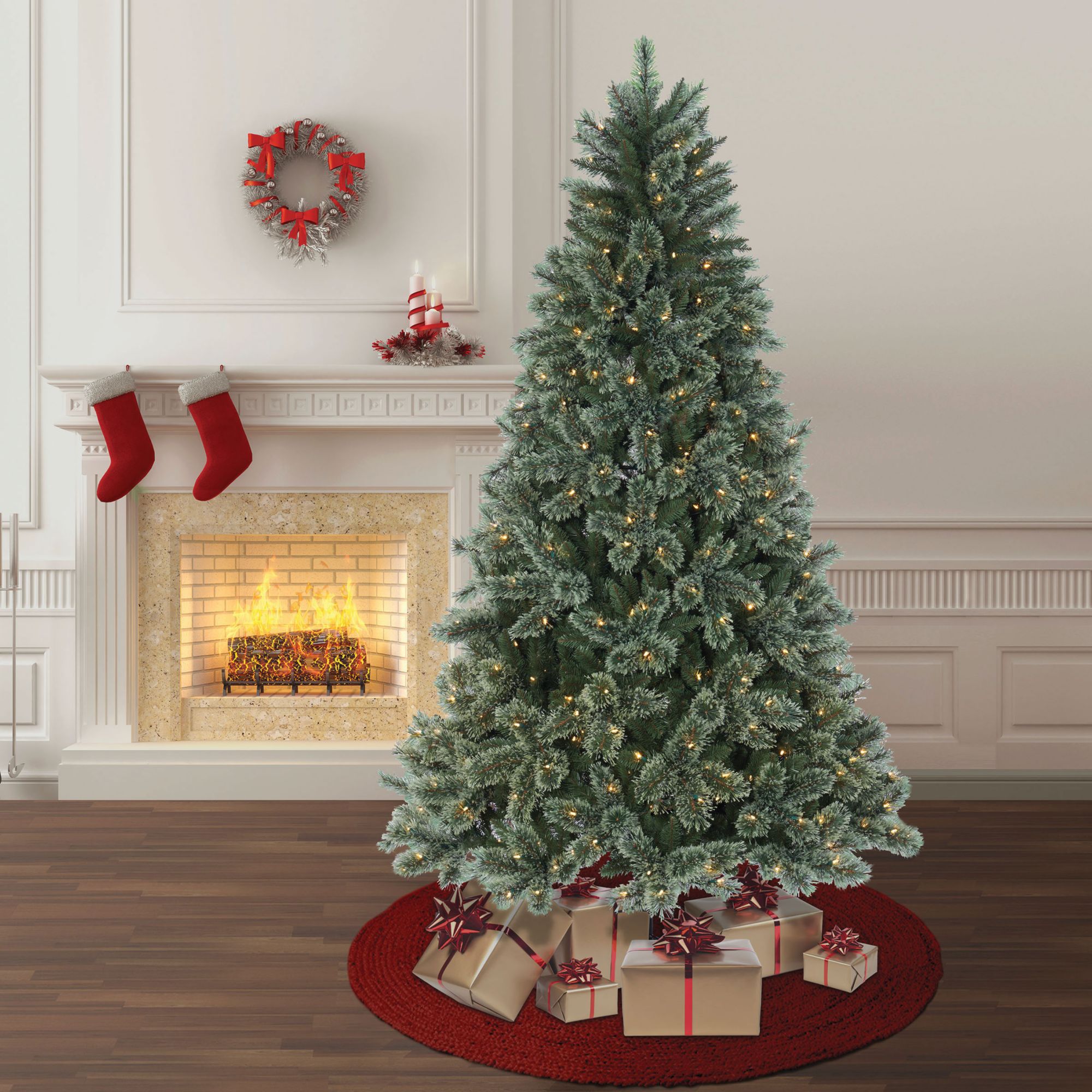 Berkley Jensen 7.5' Rochester 8-Function Lighted Cashmere Tree | BJ's ...