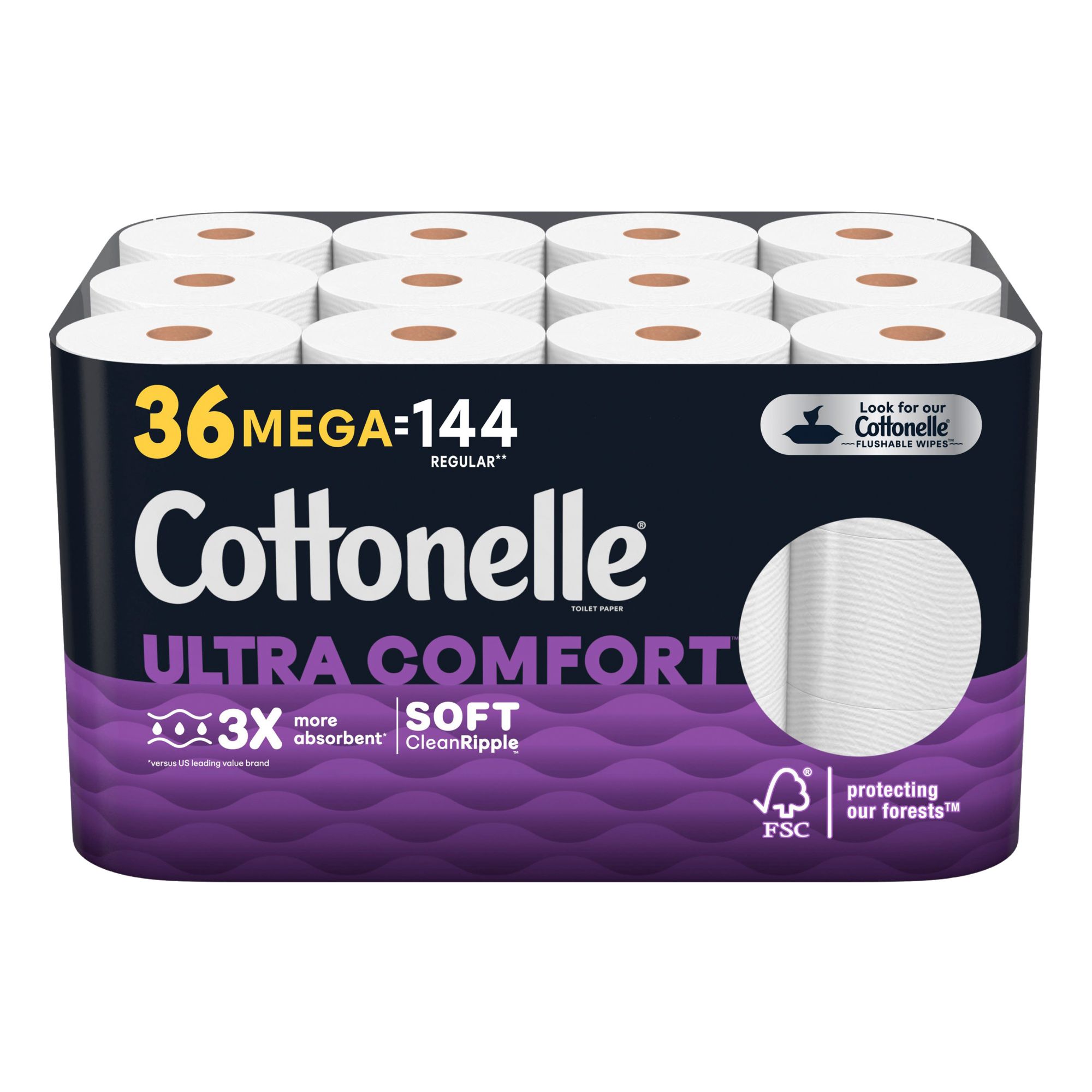 Cottonelle Ultra Comfort Toilet Paper with Cushiony