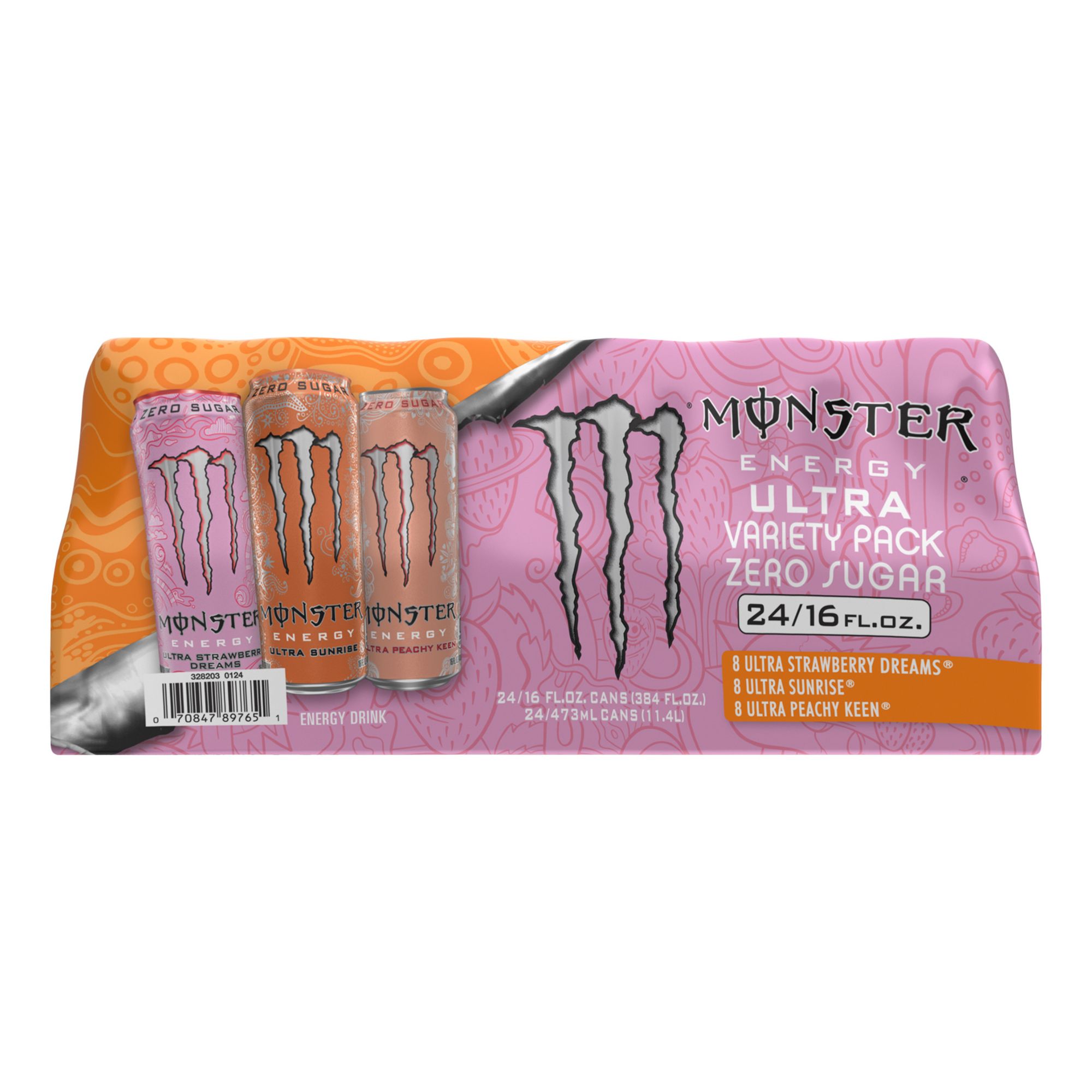 Monster Energy Ultra Red Energy Drink, 16 Fl Oz 