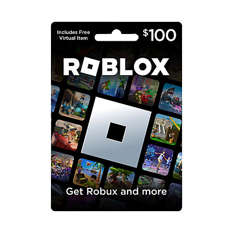 Roblox Black $100 Gift Card