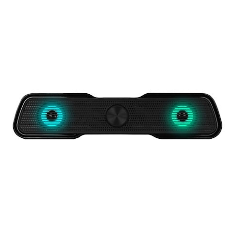 Monster LED PC Gaming Soundbar - Black