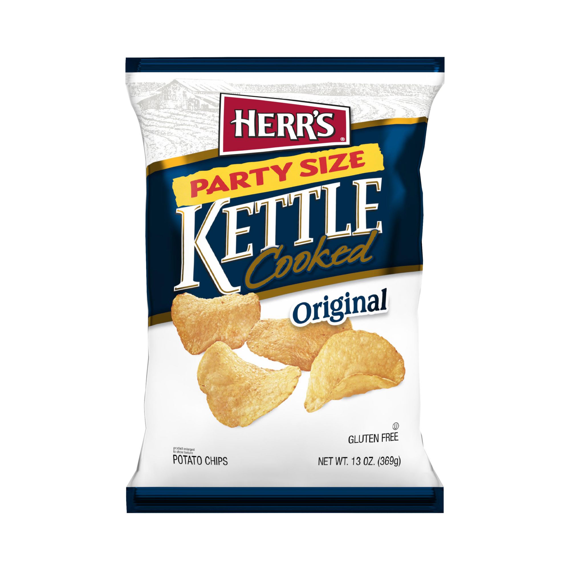 Kettle Brand Potato Chips, Sea Salt, Sharing Size - 13 oz