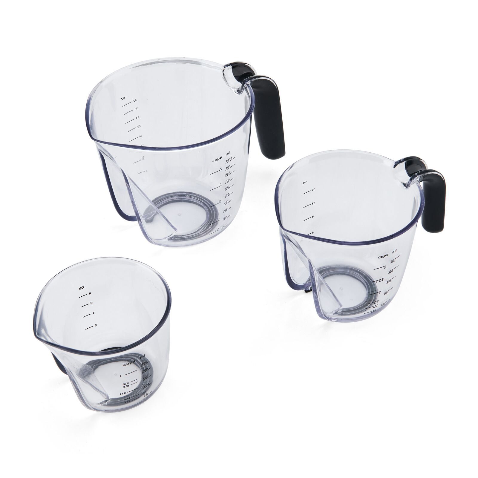 Anchor Hocking 3-Piece Glass Measuring Cup Set