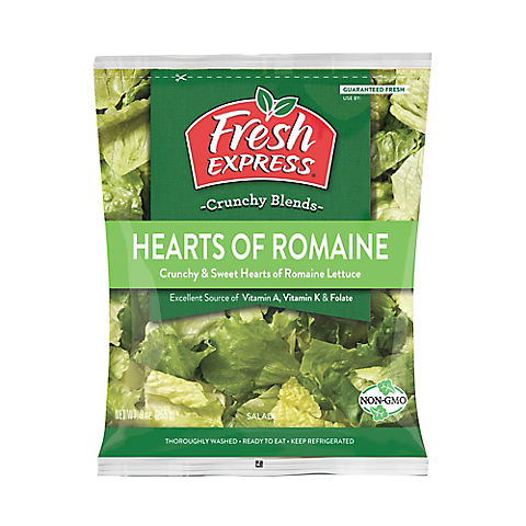 Fresh Express Hearts of Romaine, 9 oz.