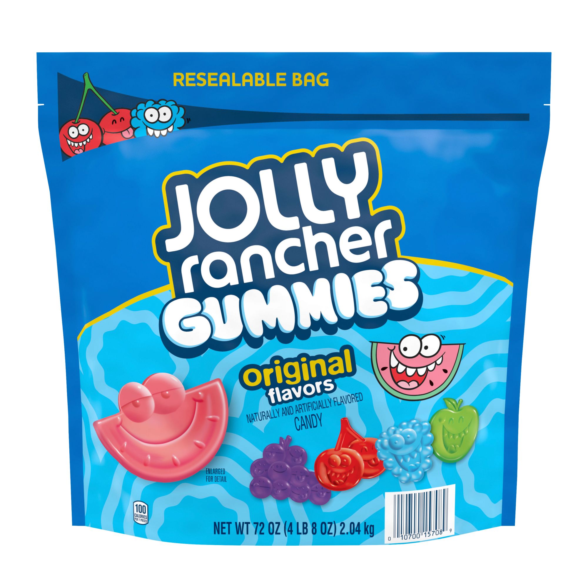 Jolly Rancher Assorted Fruit Flavored Gummies, 72 oz.