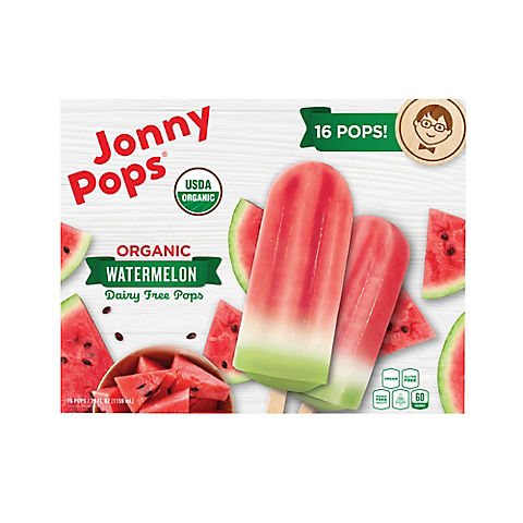 JonnyPops Organic Watermelon Pops, 16 ct.
