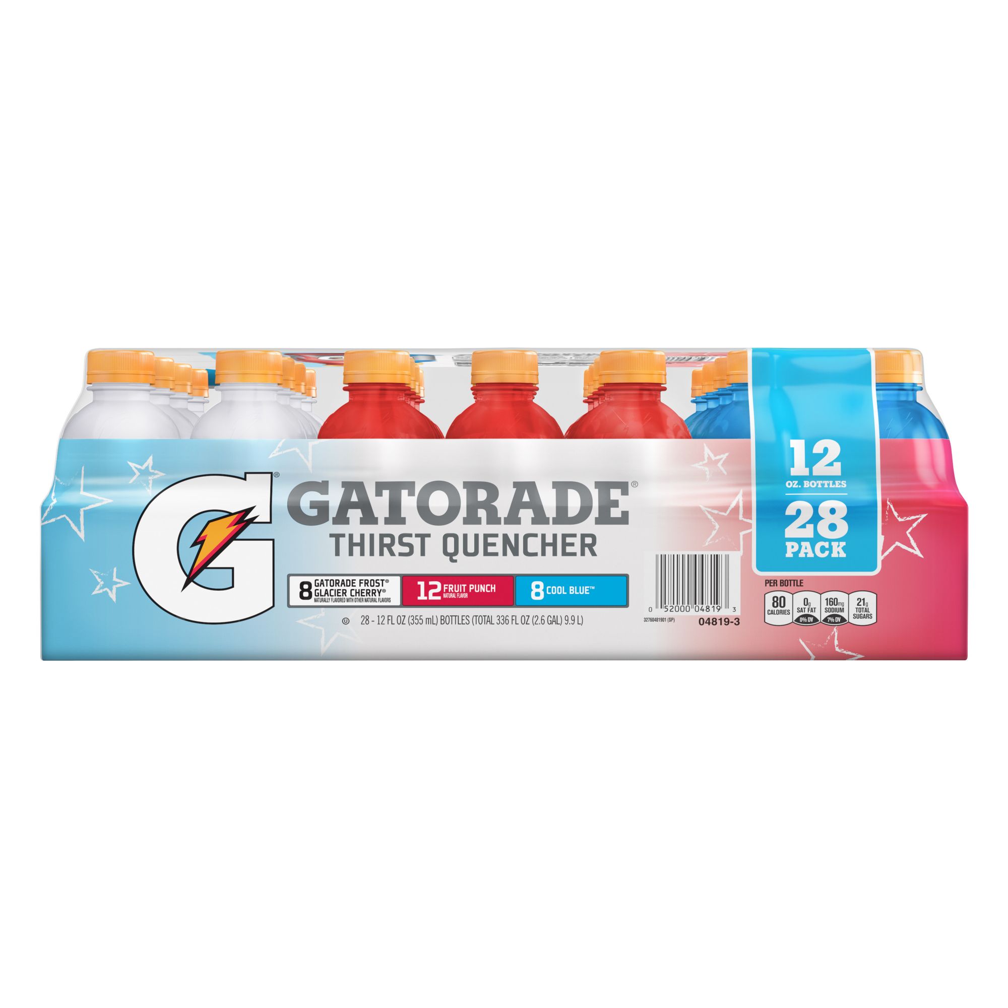 Gatorade, Cool Blue, Bottles (Pack of 8)