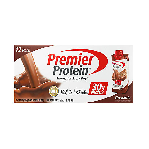 Premier Protein Chocolate Shake, 12 ct./11 oz.